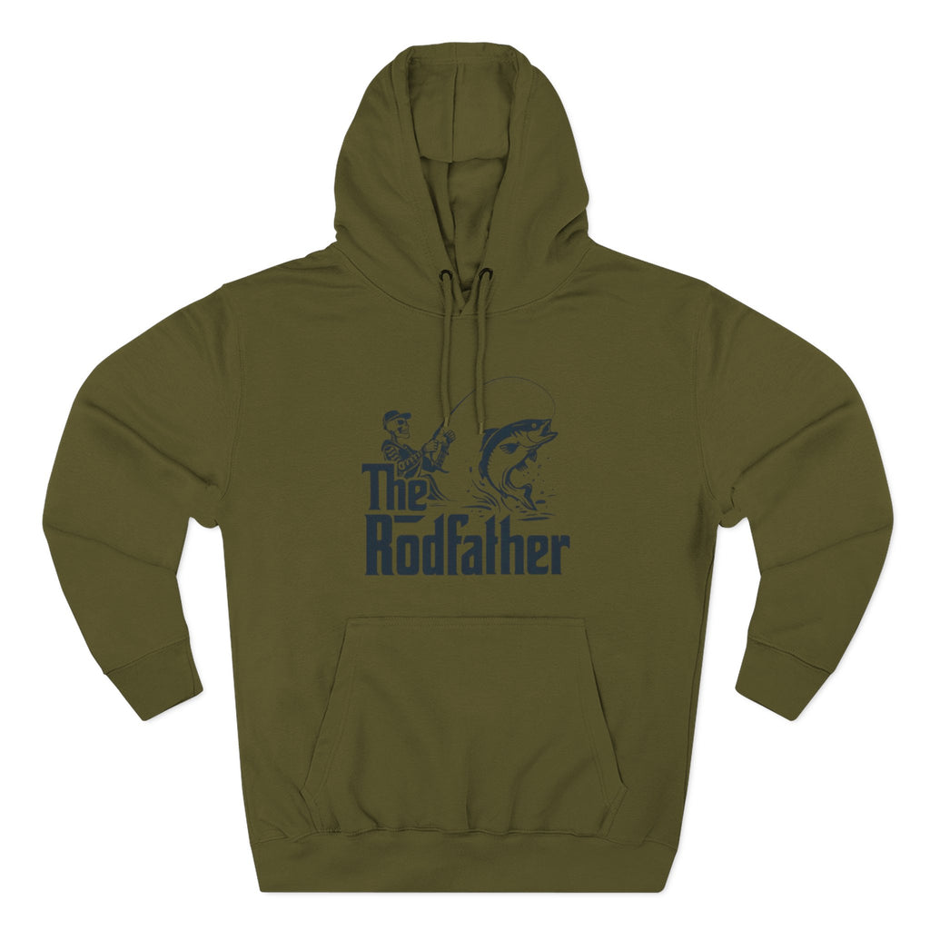 The Rodfather Hoodie | Fishing Graphic Pullover for Anglers