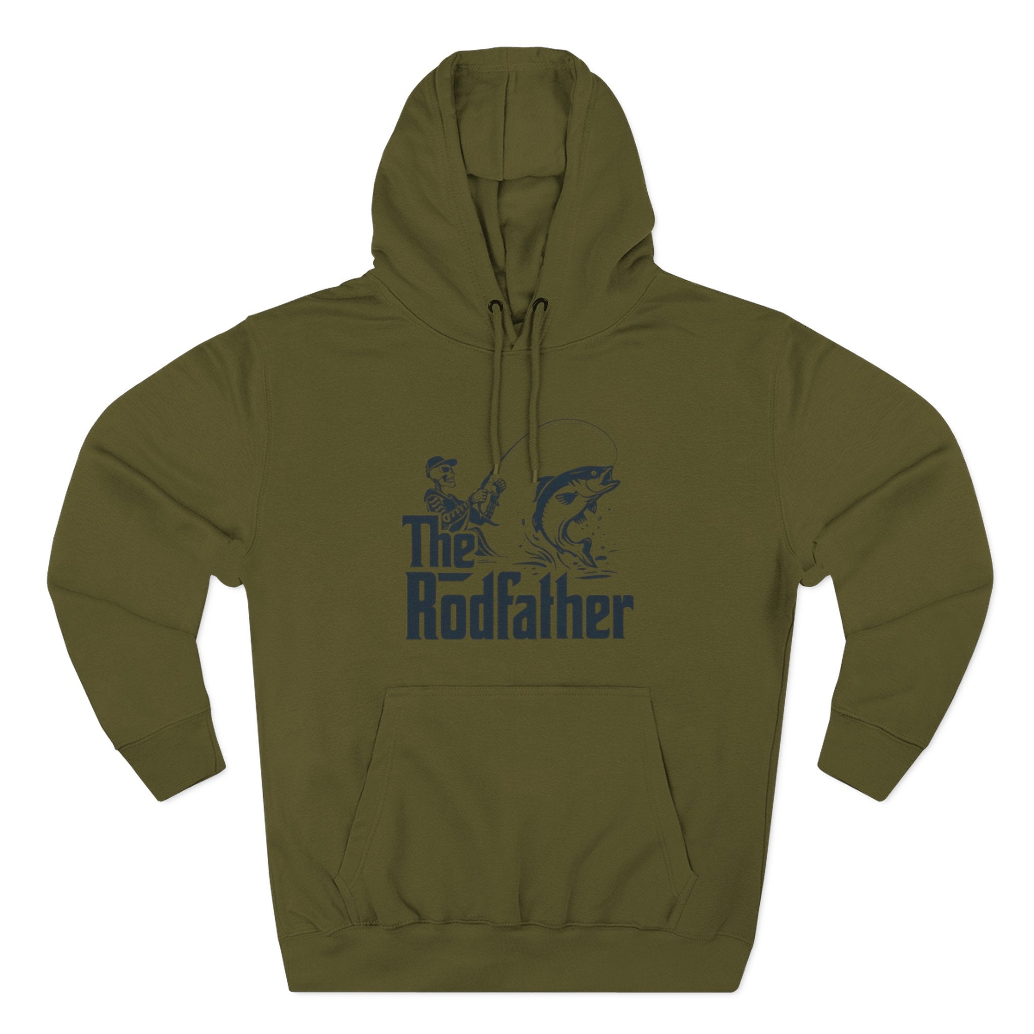 The Rodfather Hoodie | Fishing Graphic Pullover for Anglers