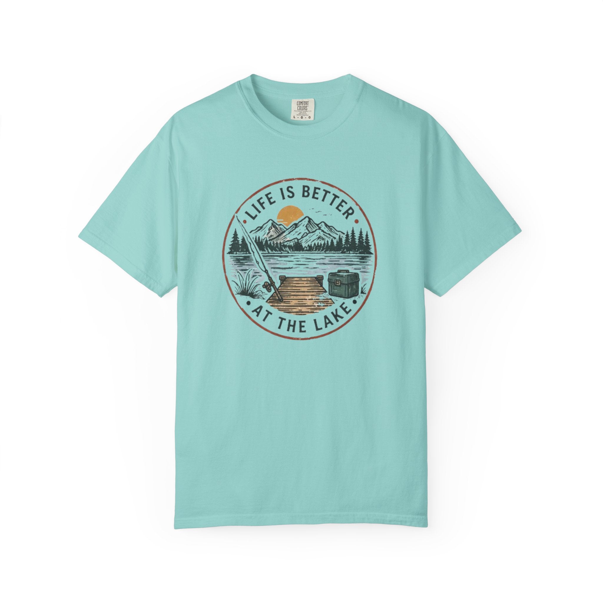 Life Is Better at the Lake Fishing Tee | Gift for Him or Her