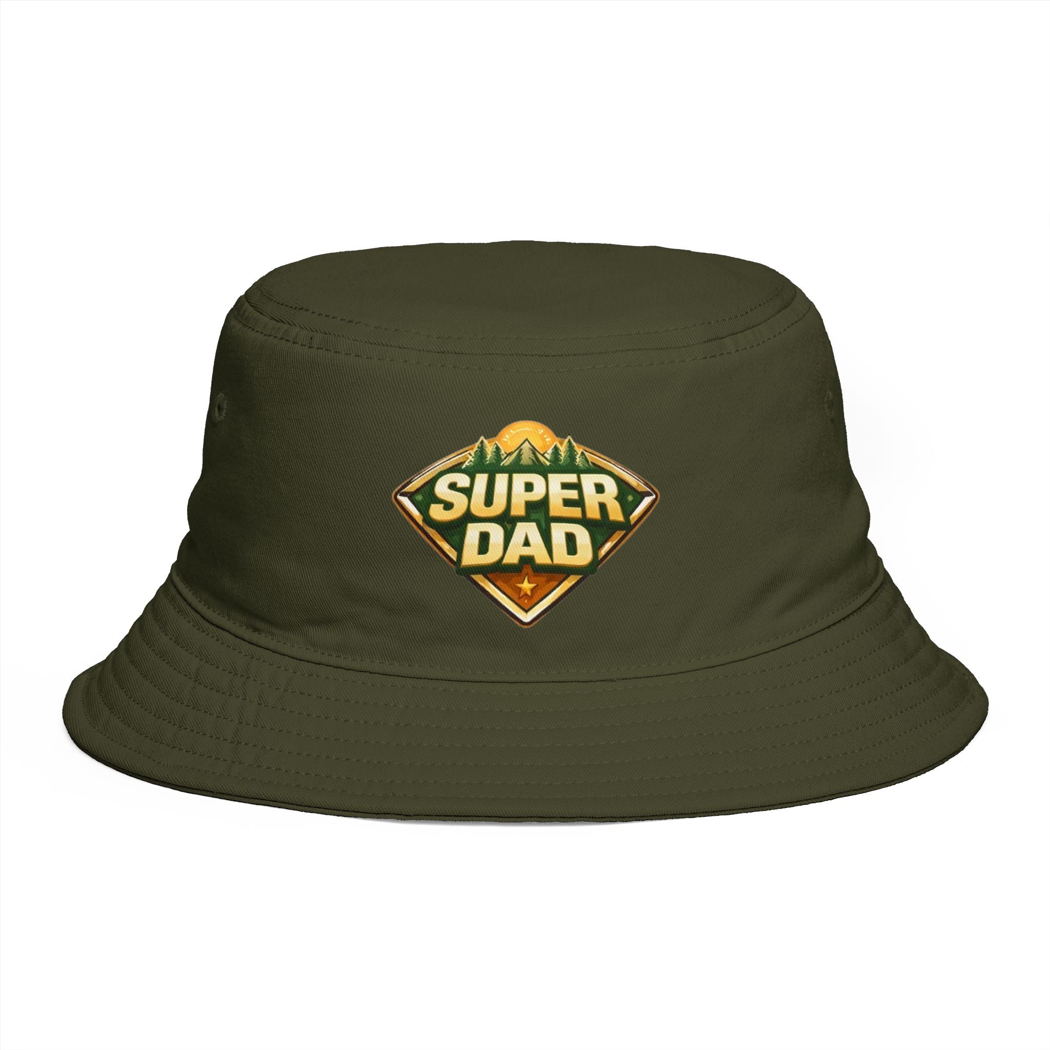 Super Dad Bucket Hat | Retro Outdoors Fathers Day Dad Cap