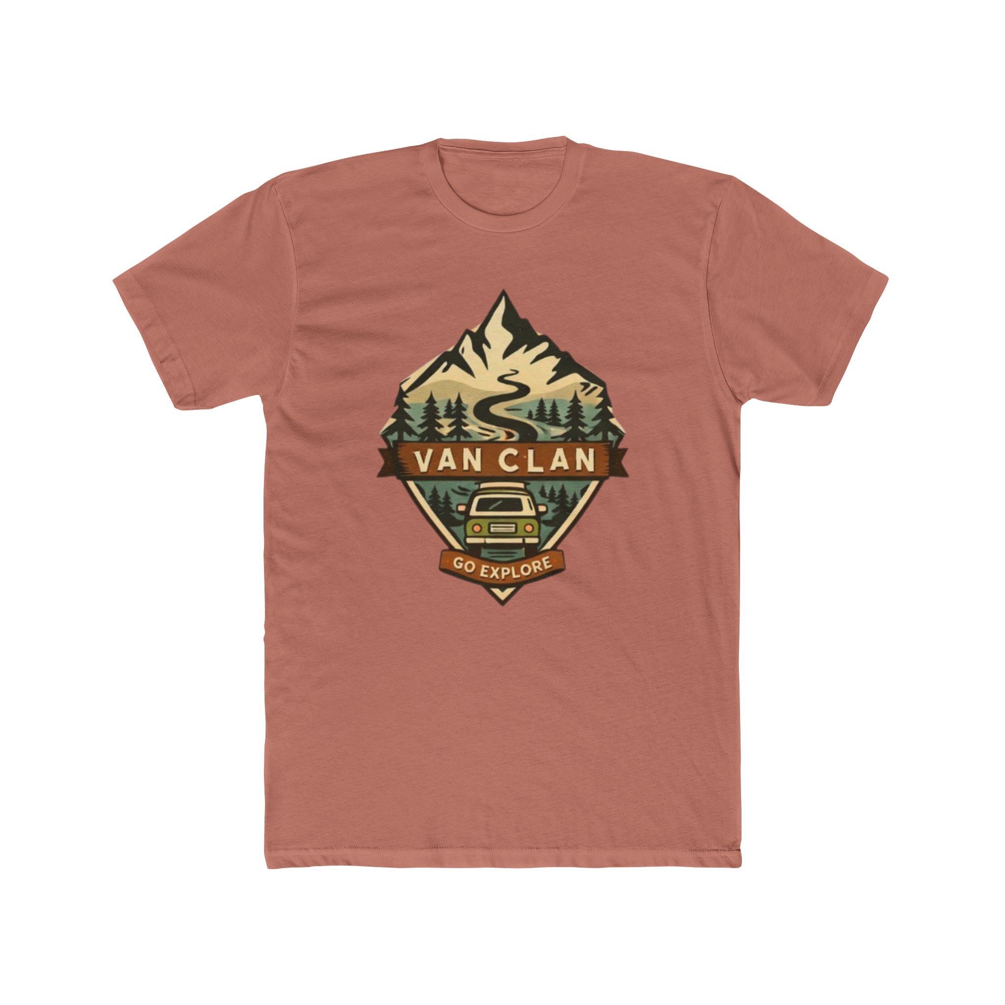 Van Clan Adventure T‑Shirt | Go Explore Vintage Camper Tee