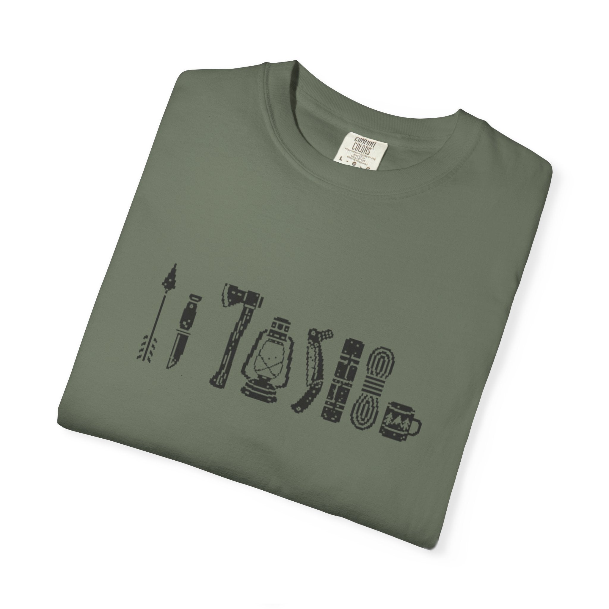 Outdoorsman Camp Tools T-Shirt | Gift for Dad