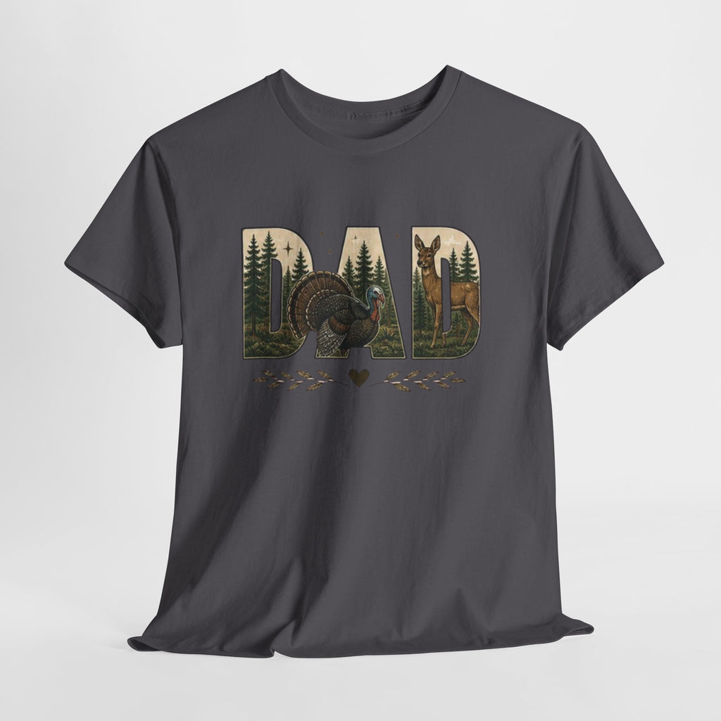 Dad Nature Crewneck Tee | Outdoor Turkey Hunting Fathers Day Shirt