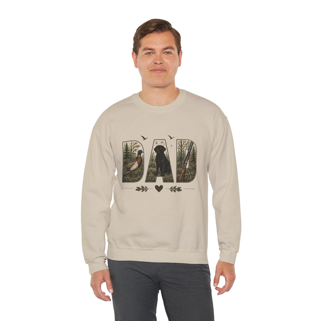 Dad Woodland Hunting Crewneck Sweatshirt | Fathers Day Gift