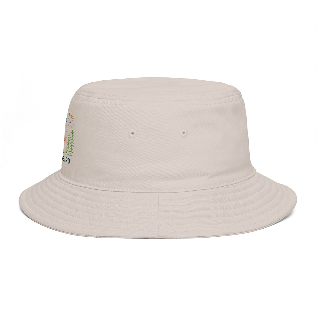 Stay Weird UFO Bigfoot Abduction Bucket Hat