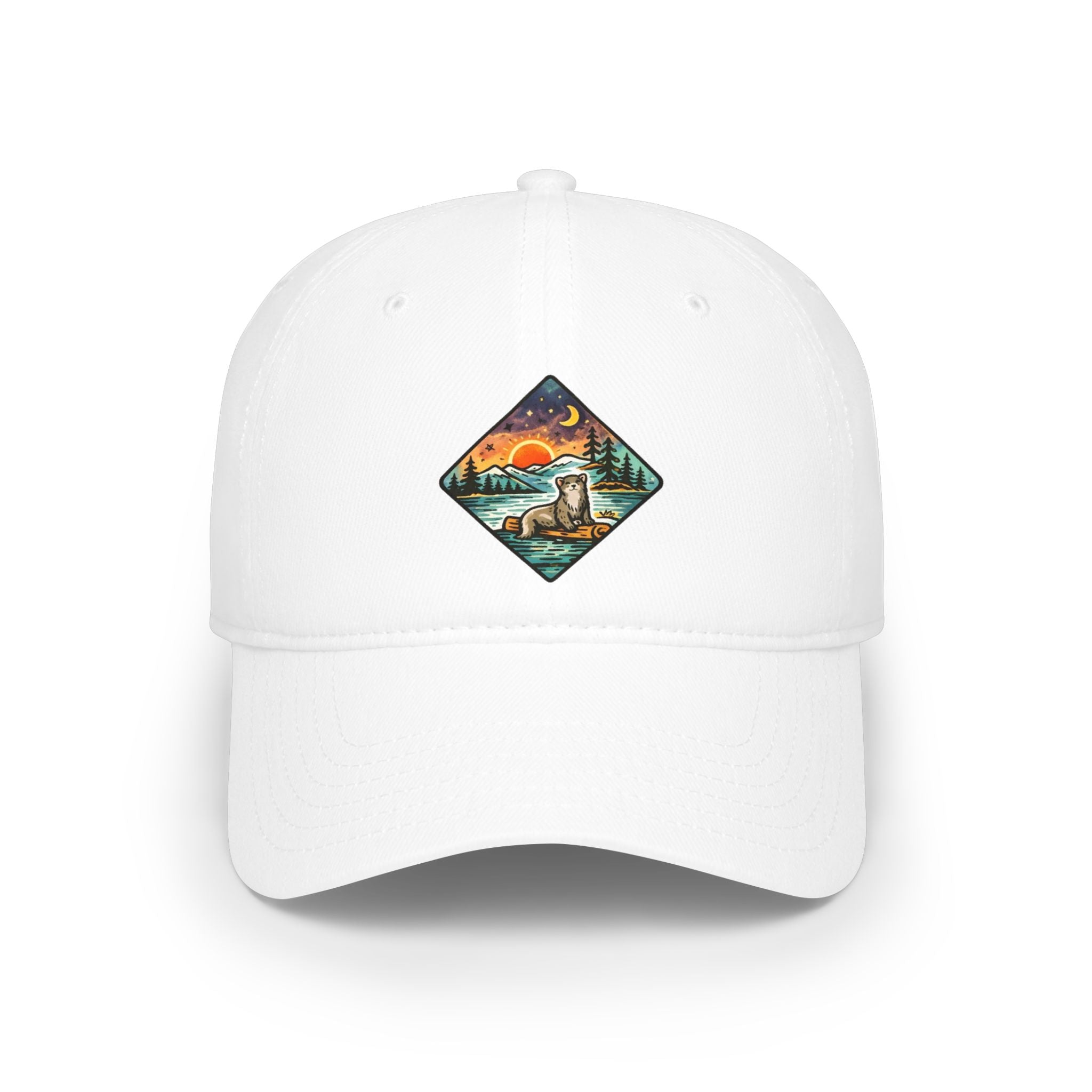 Otter Galaxy Sunset Baseball Cap