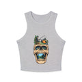 Skull Camping Tank | Womens Outdoor Adventure Graphic Racerback