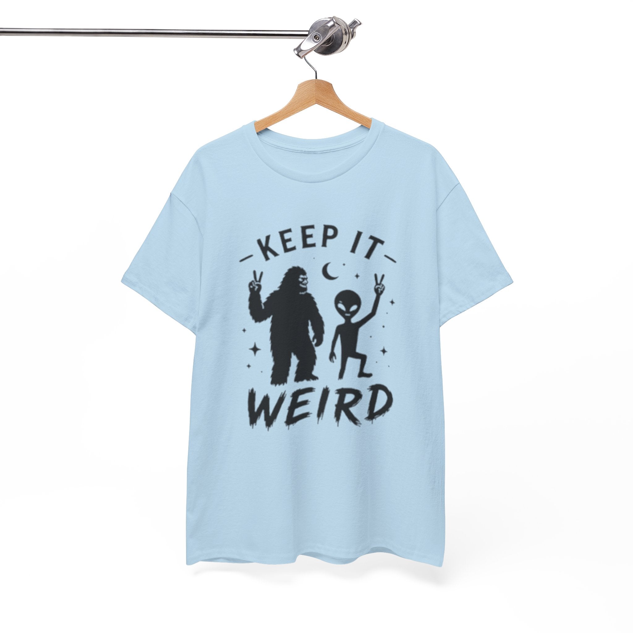 Keep It Weird Tee | Bigfoot & Alien Graphic T-Shirt
