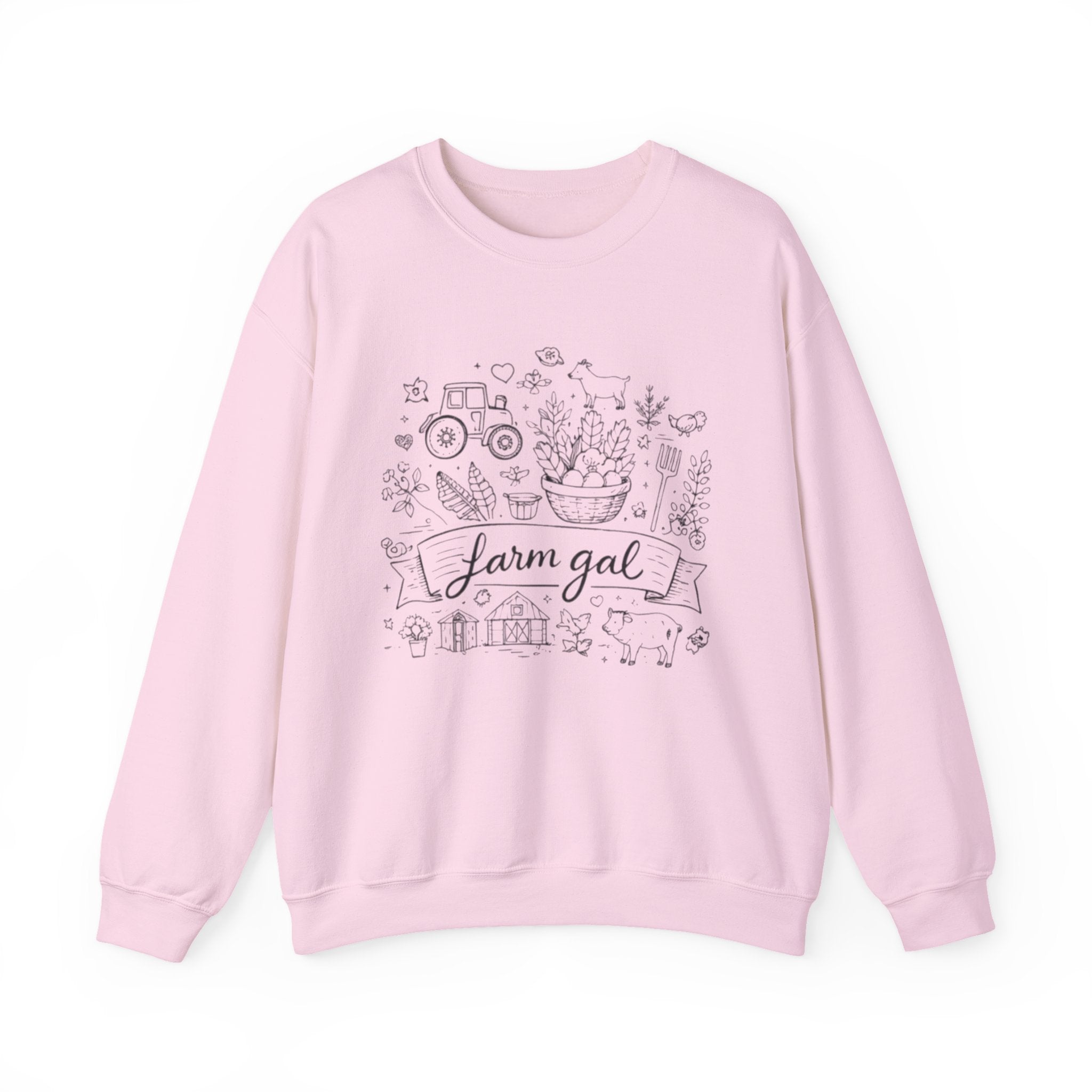 Farm Gal Crewneck Sweatshirt | Cute Farm Life Graphic Pullover
