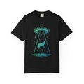 Cow Abduction UFO T-Shirt | Alien Cow Beam Graphic Tee