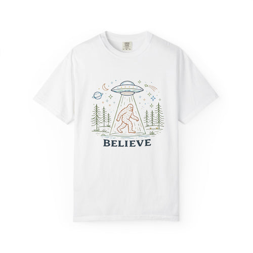 Believe Sasquatch UFO T-Shirt
