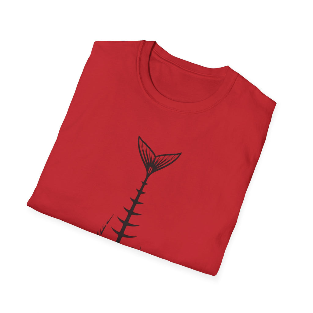 Fish Skeleton Graphic T-Shirt | Minimal Fish Tee