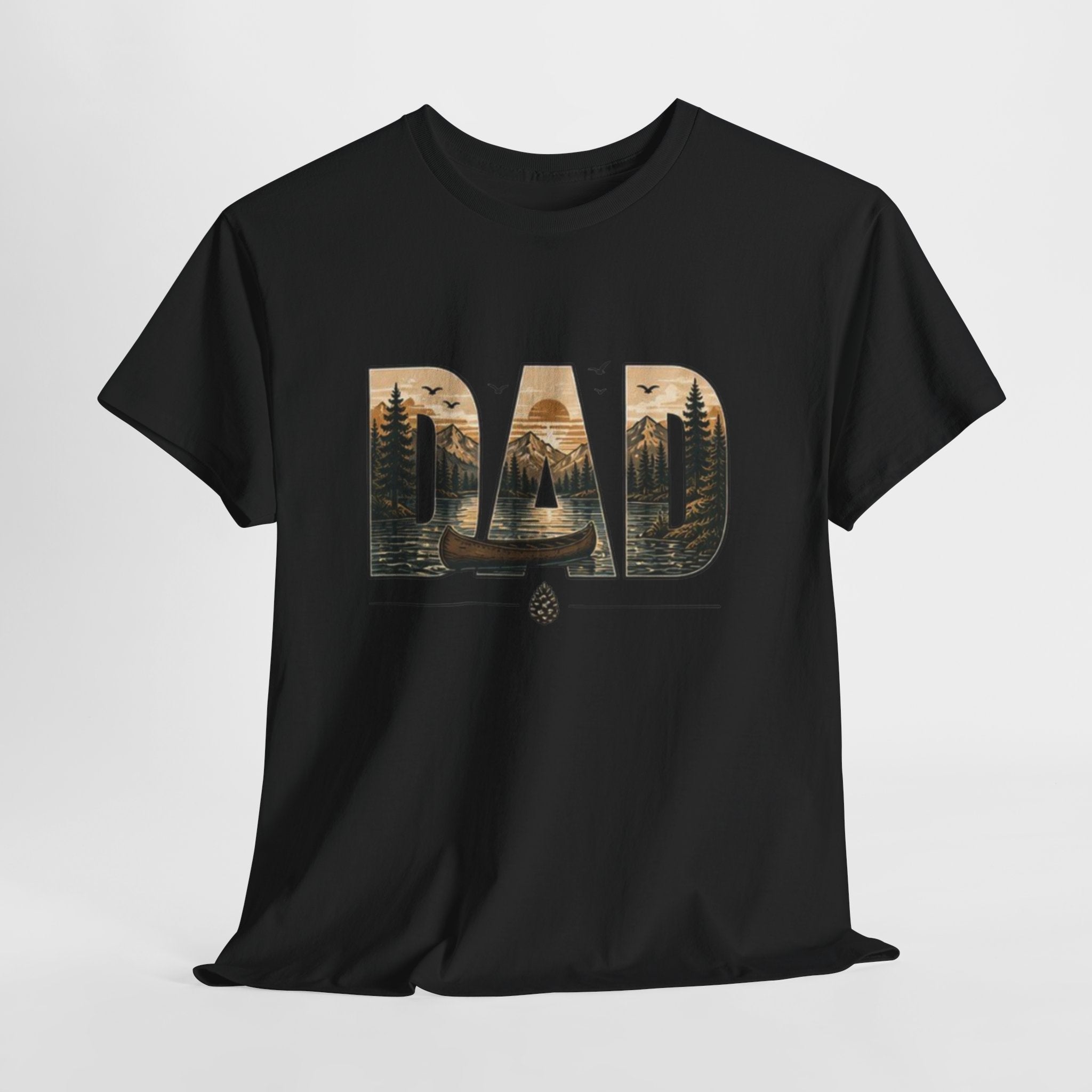 Canoeing Landscape Tee | Gift for Outdoorsman |Gift for Dad