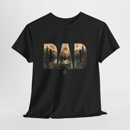 Canoeing Landscape Tee | Gift for Outdoorsman |Gift for Dad
