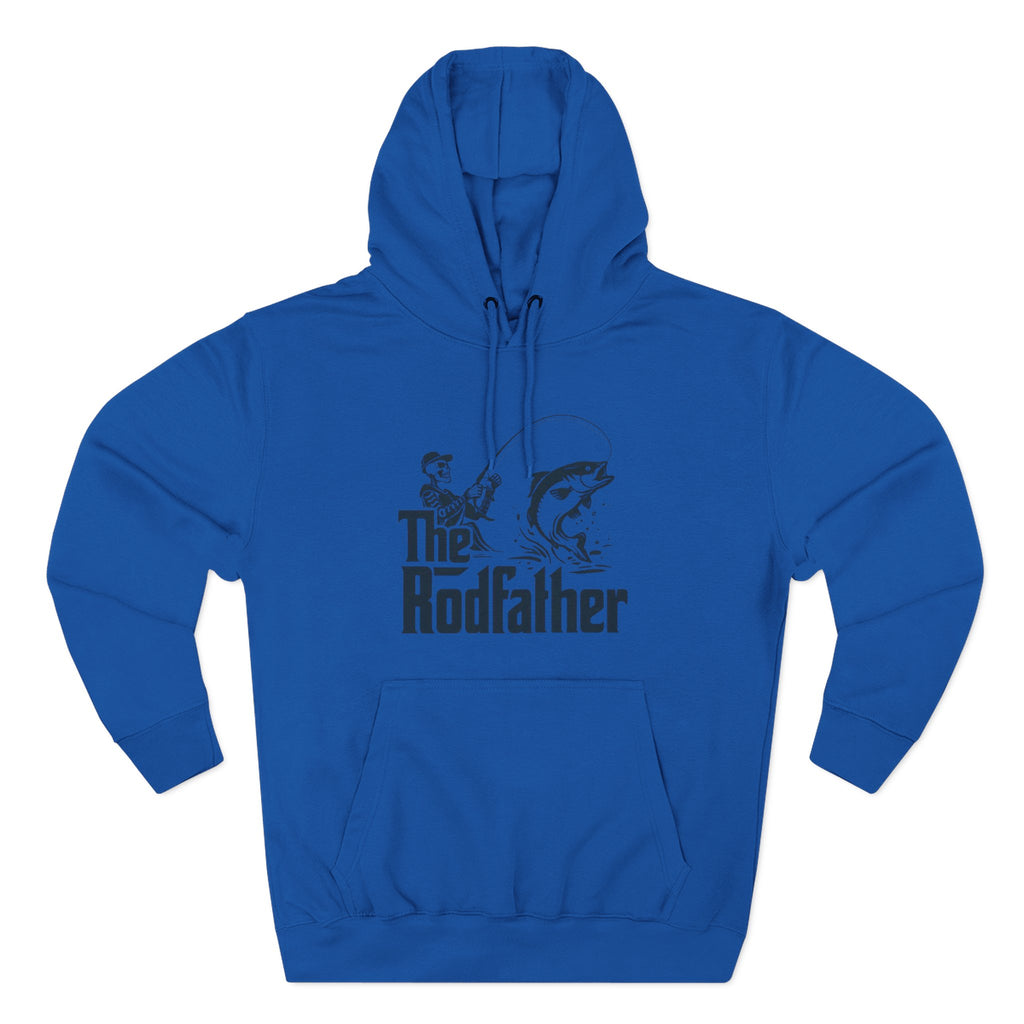 The Rodfather Hoodie | Fishing Graphic Pullover for Anglers