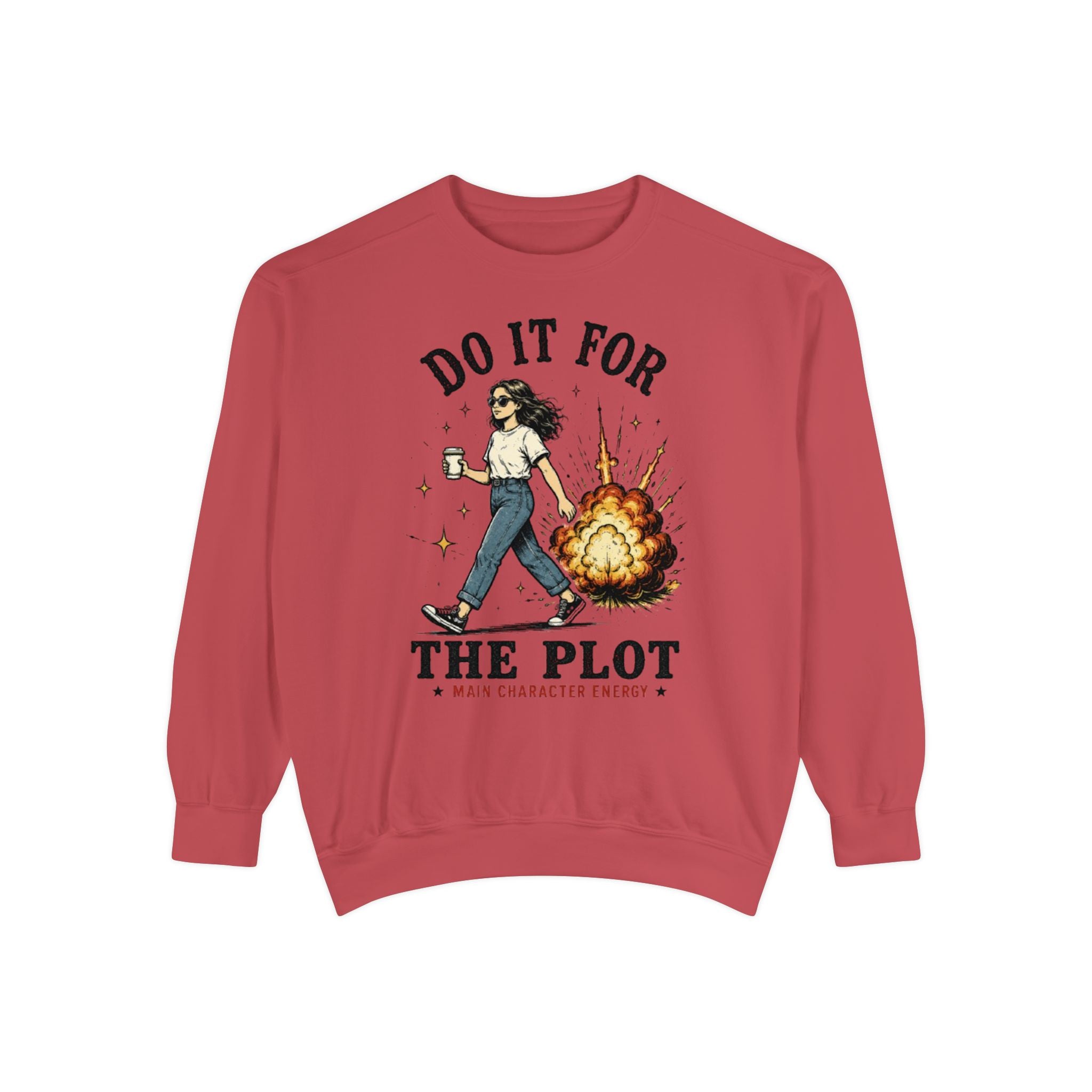 Do It For The Plot Sweatshirt | Literary Aesthetic Crewneck