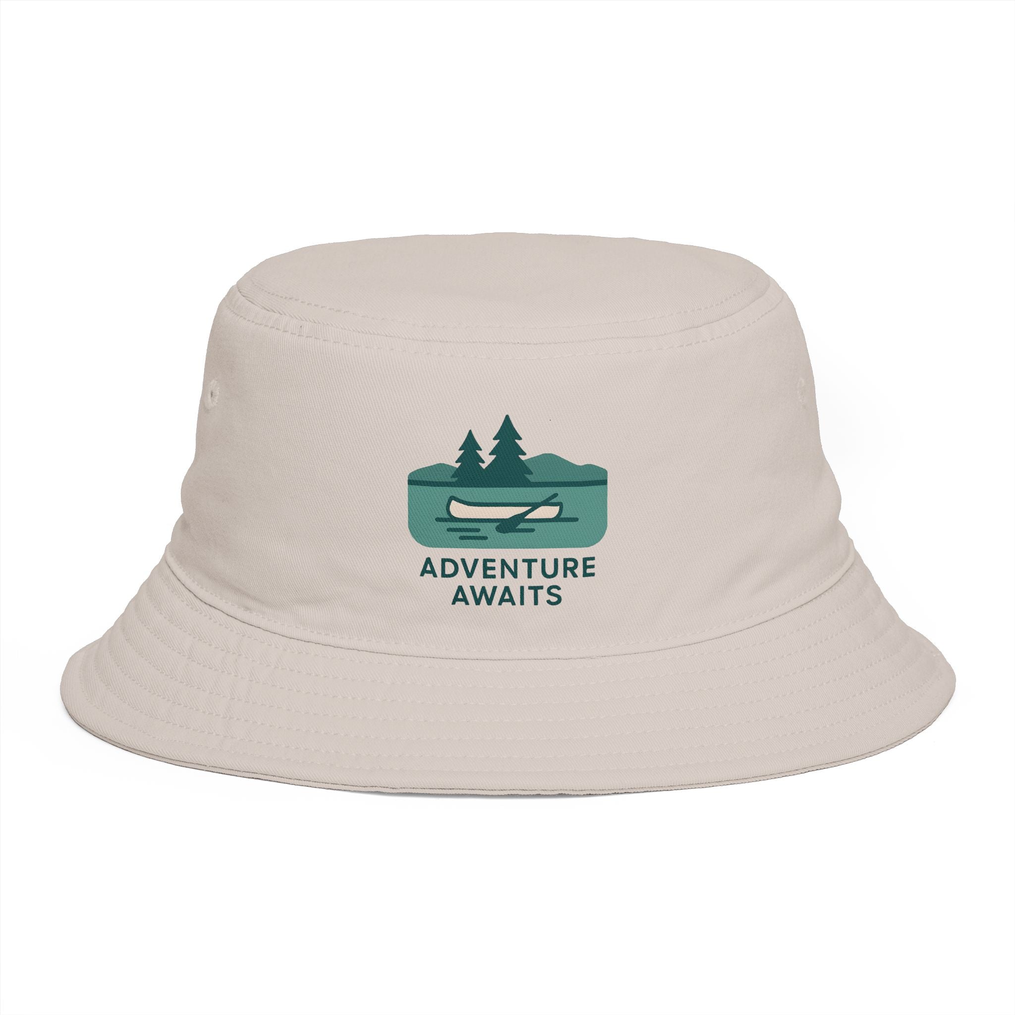 Adventure Awaits Bucket Hat | Canoe & Lake Outdoor Travel Hat