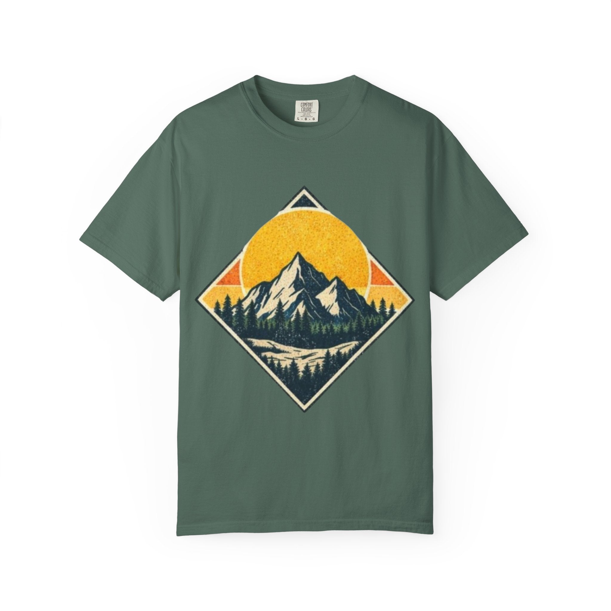 Mountain Sunset T-Shirt | Retro Outdoor Graphic Tee