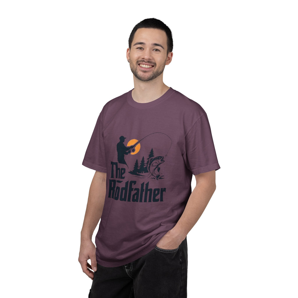 Rodfather fishing silhouette T-Shirt | Fishing tee, bass angler design