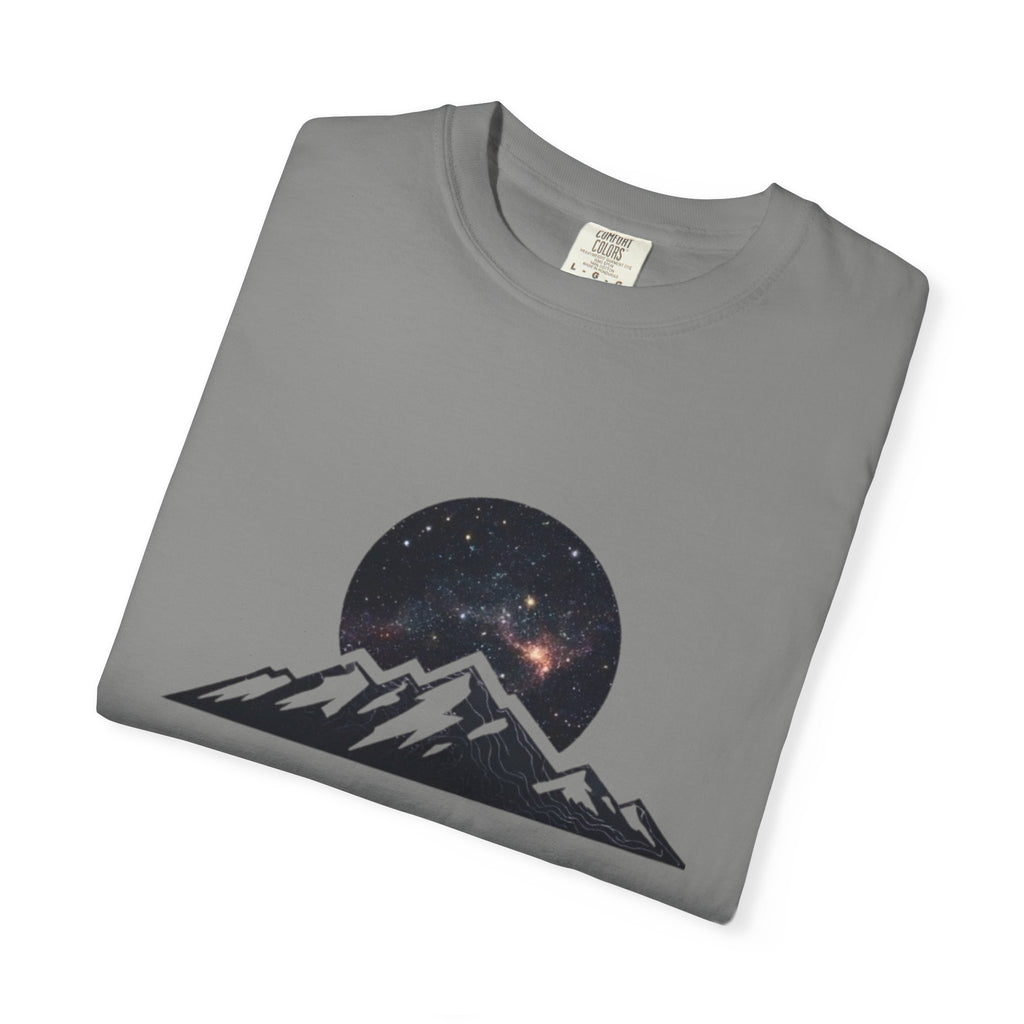 Galaxy Mountainscape T-Shirt Cosmic Mountain Landscape Tee