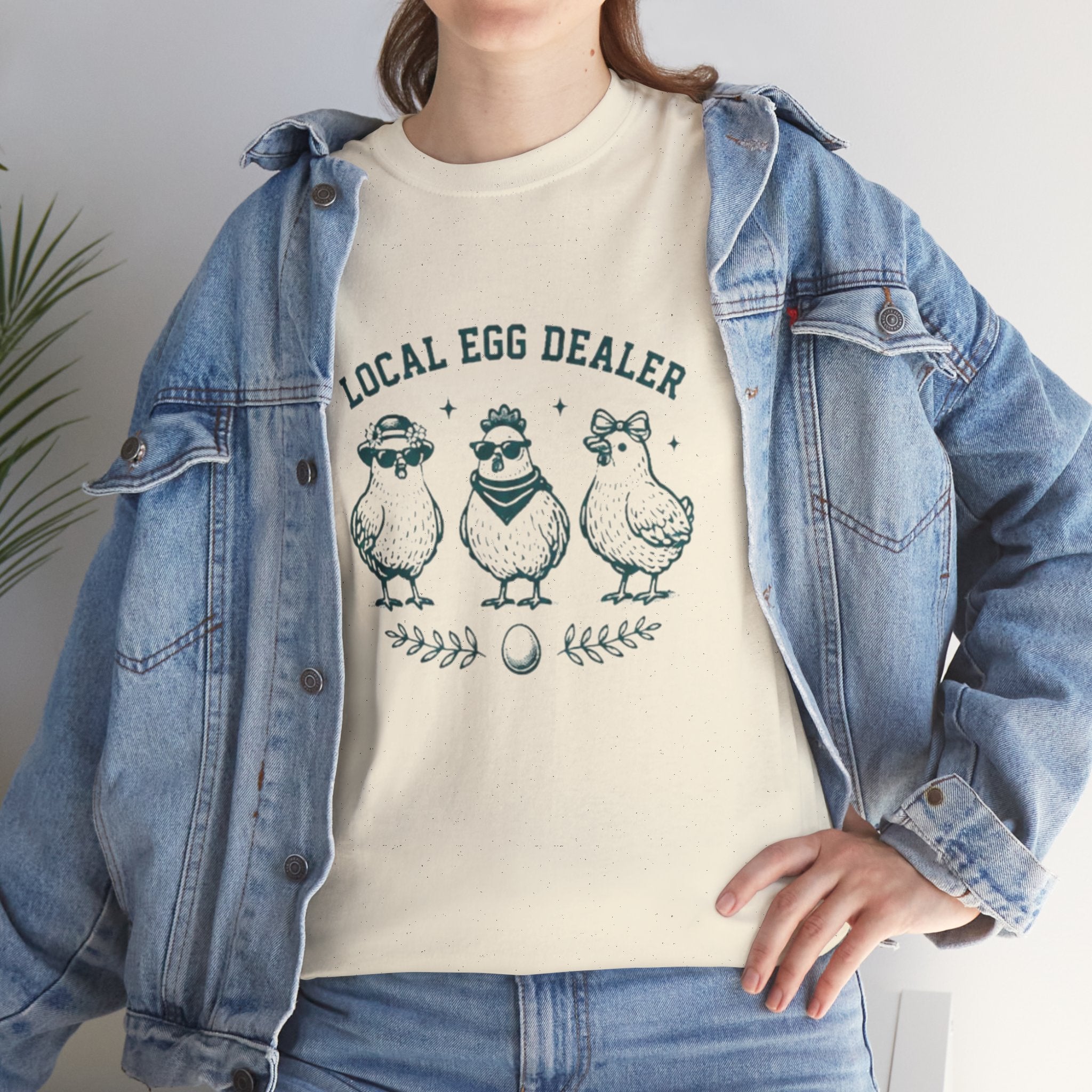 Local Egg Dealer T-Shirt | Cute Vintage Farm Chicken Tee for Chicken Keepers & Farmers