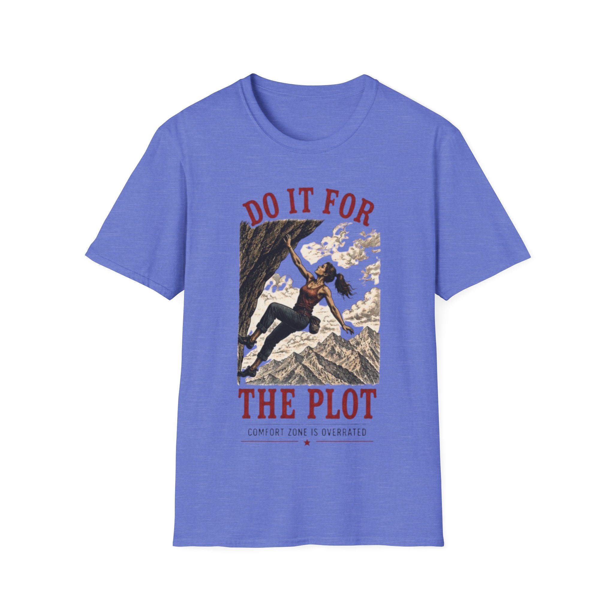 Do It For The Plot Graphic T-Shirt | Adventure Climber Vintage Design