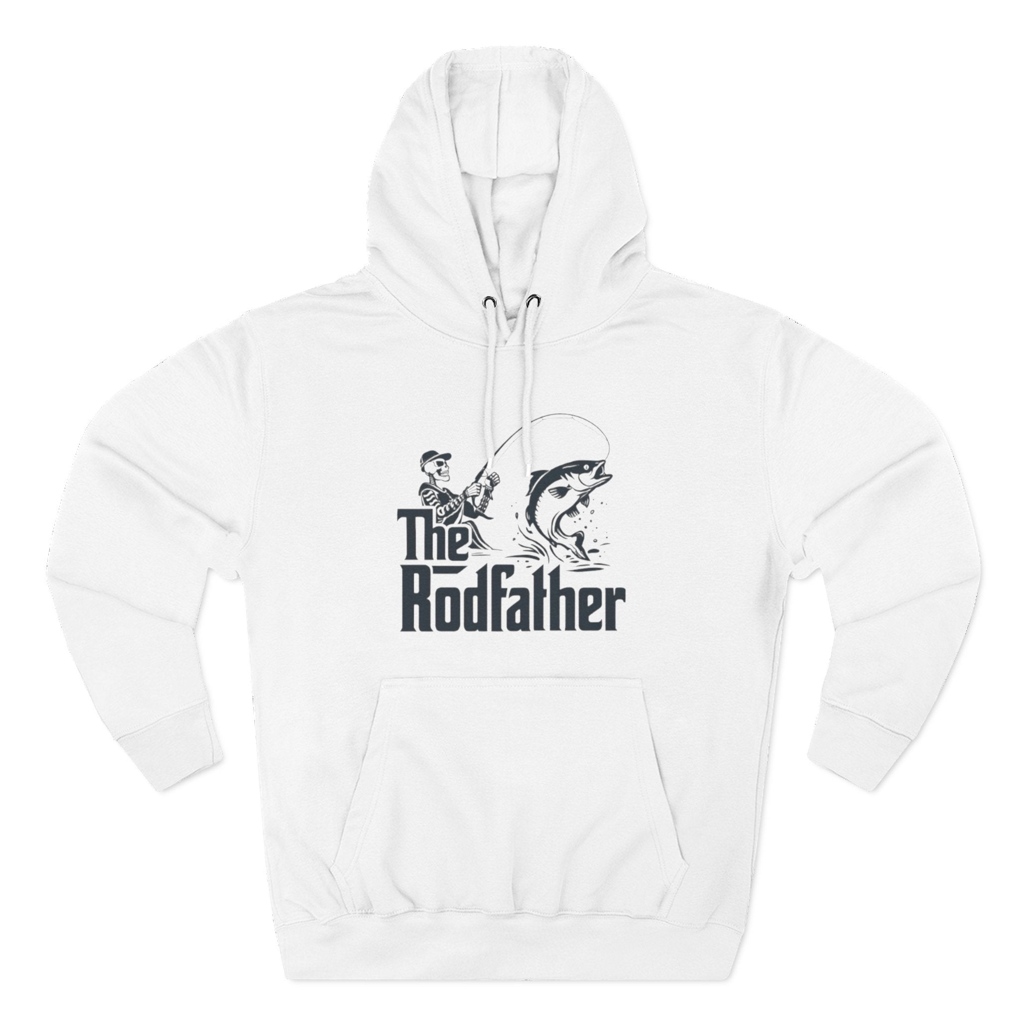 The Rodfather Hoodie | Fishing Graphic Pullover for Anglers