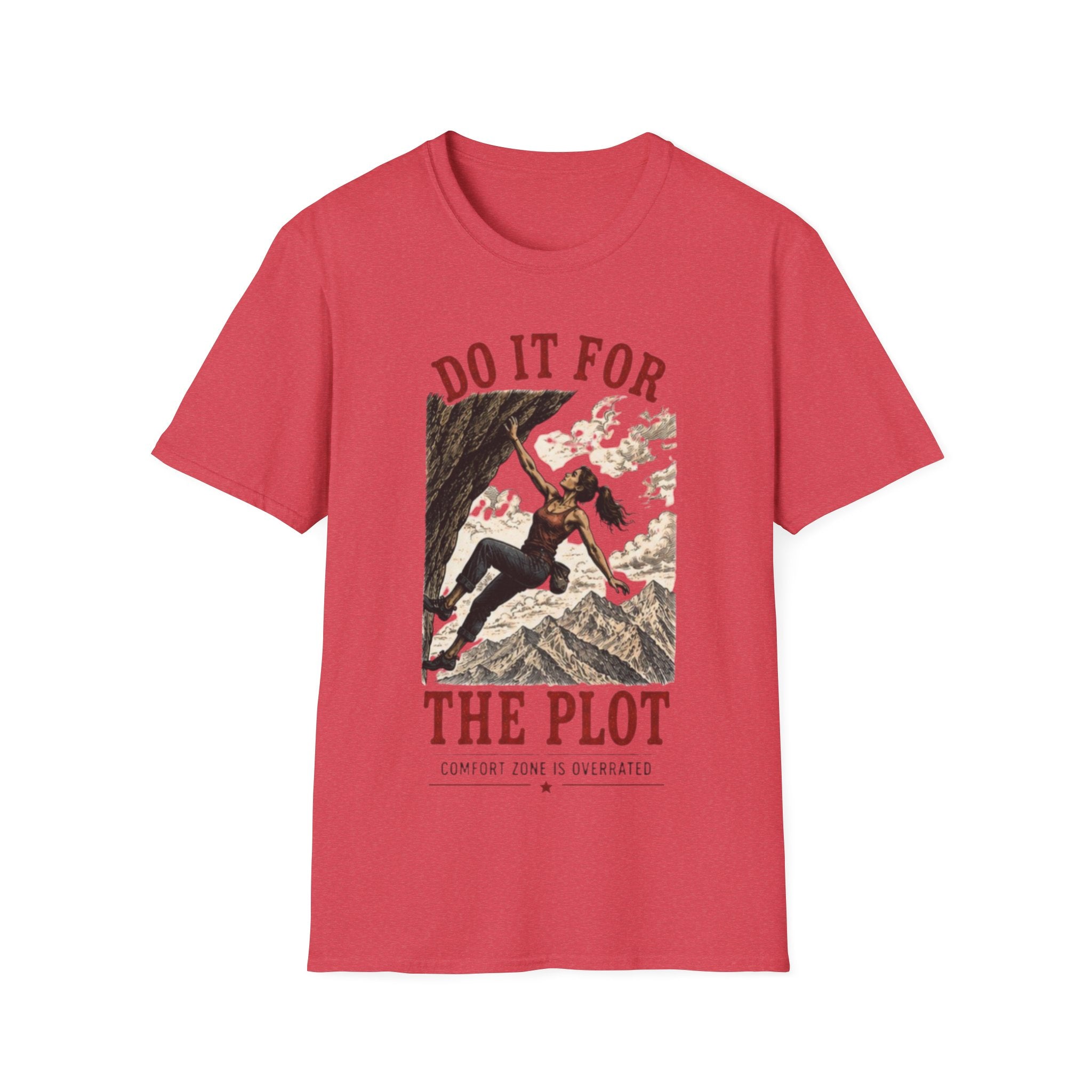 Do It For The Plot Graphic T-Shirt | Adventure Climber Vintage Design