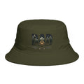 Dad Camping Bucket Hat | Outdoor Tent & Campfire Design