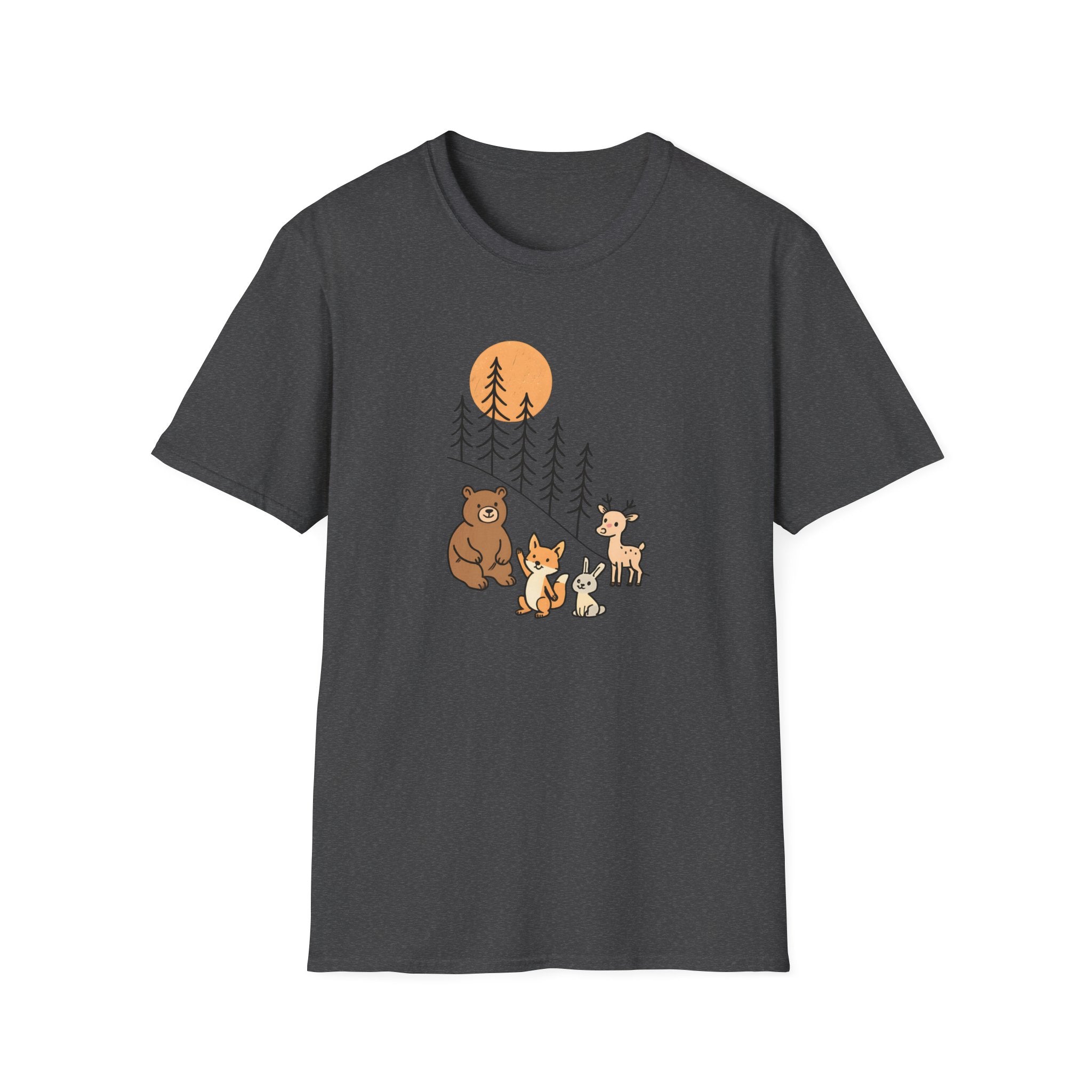 Forest Animal Friends T-Shirt | Cute Woodland Animals Graphic Tee