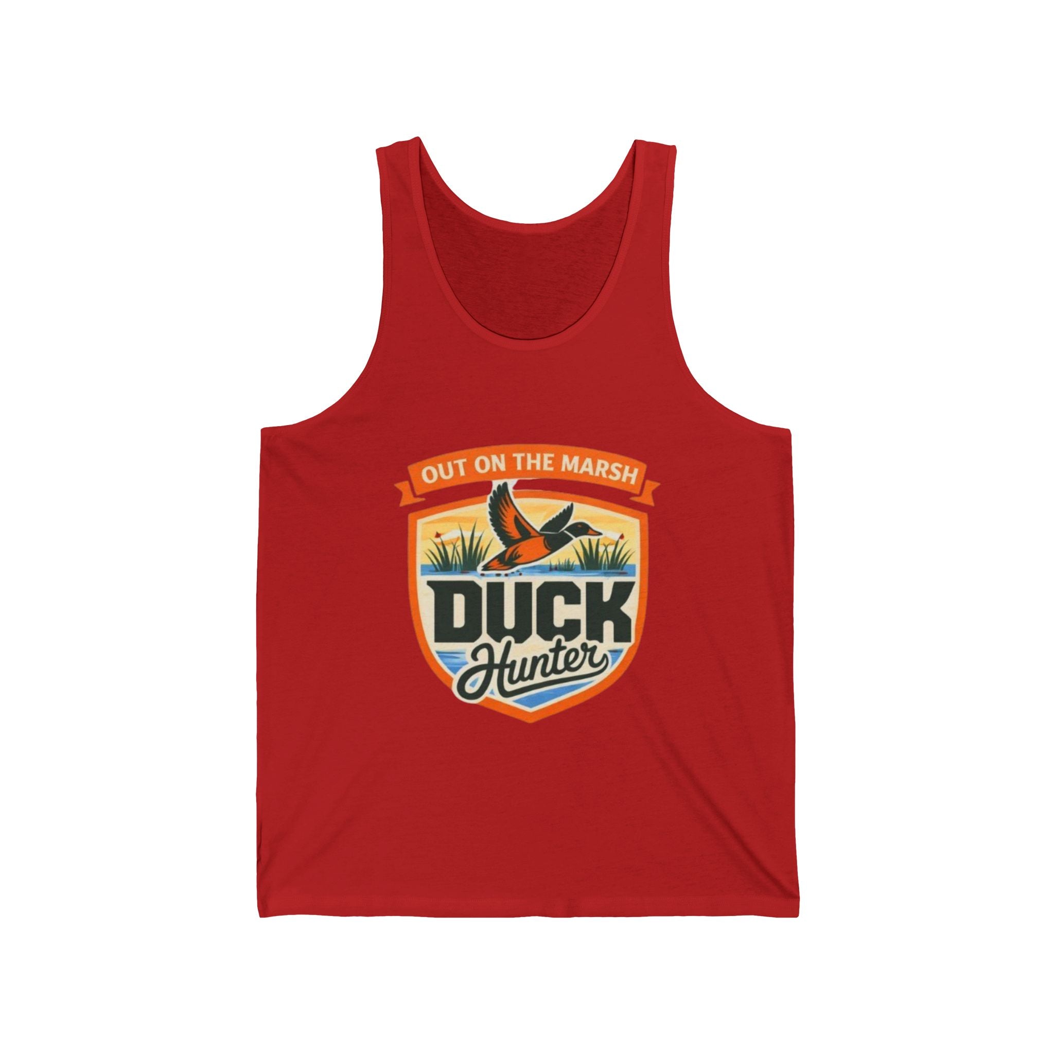 Duck Hunter Retro Tank Top | Vintage Hunting Graphic