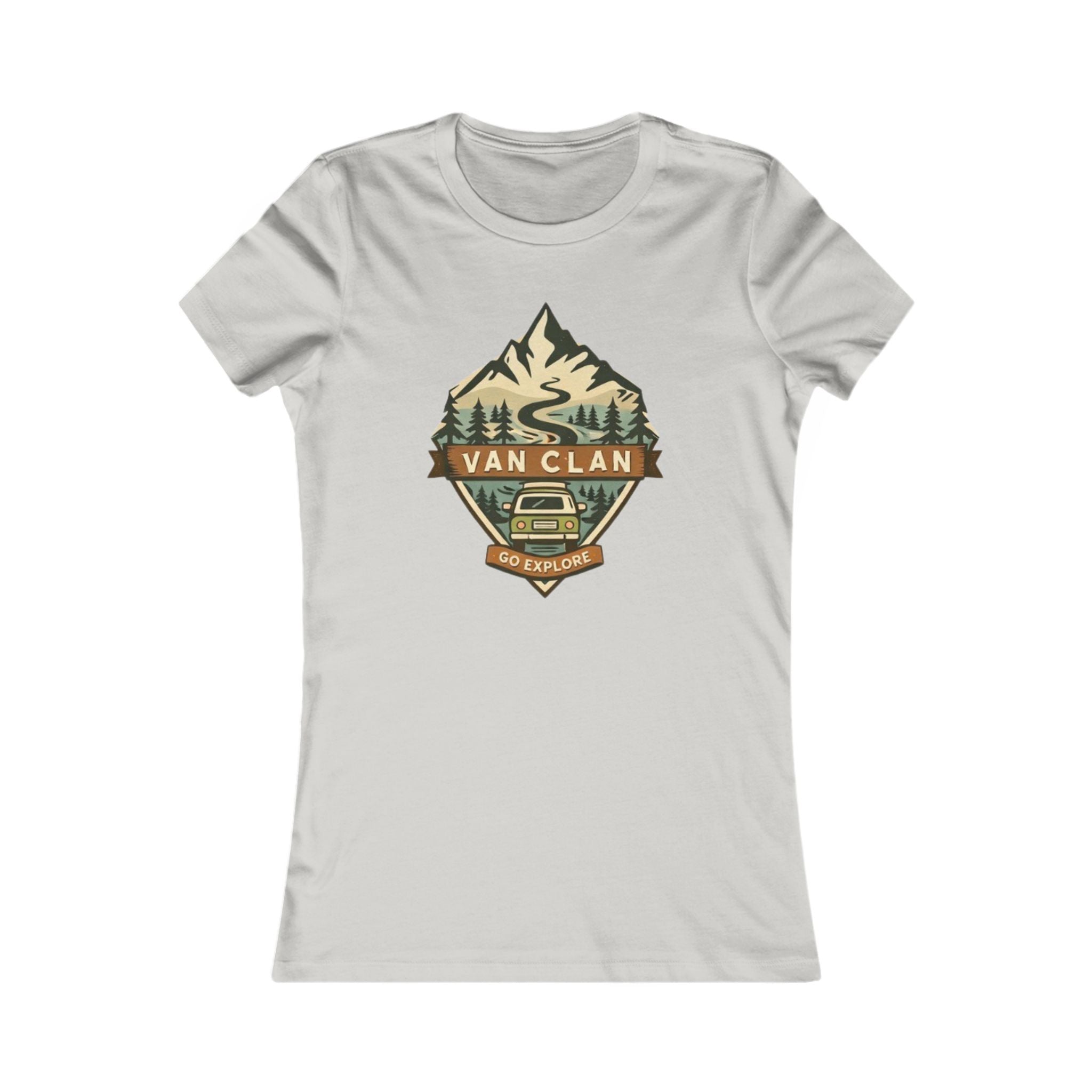 Van Clan Adventure Tee | Womens Mountain Camper Graphic Shirt