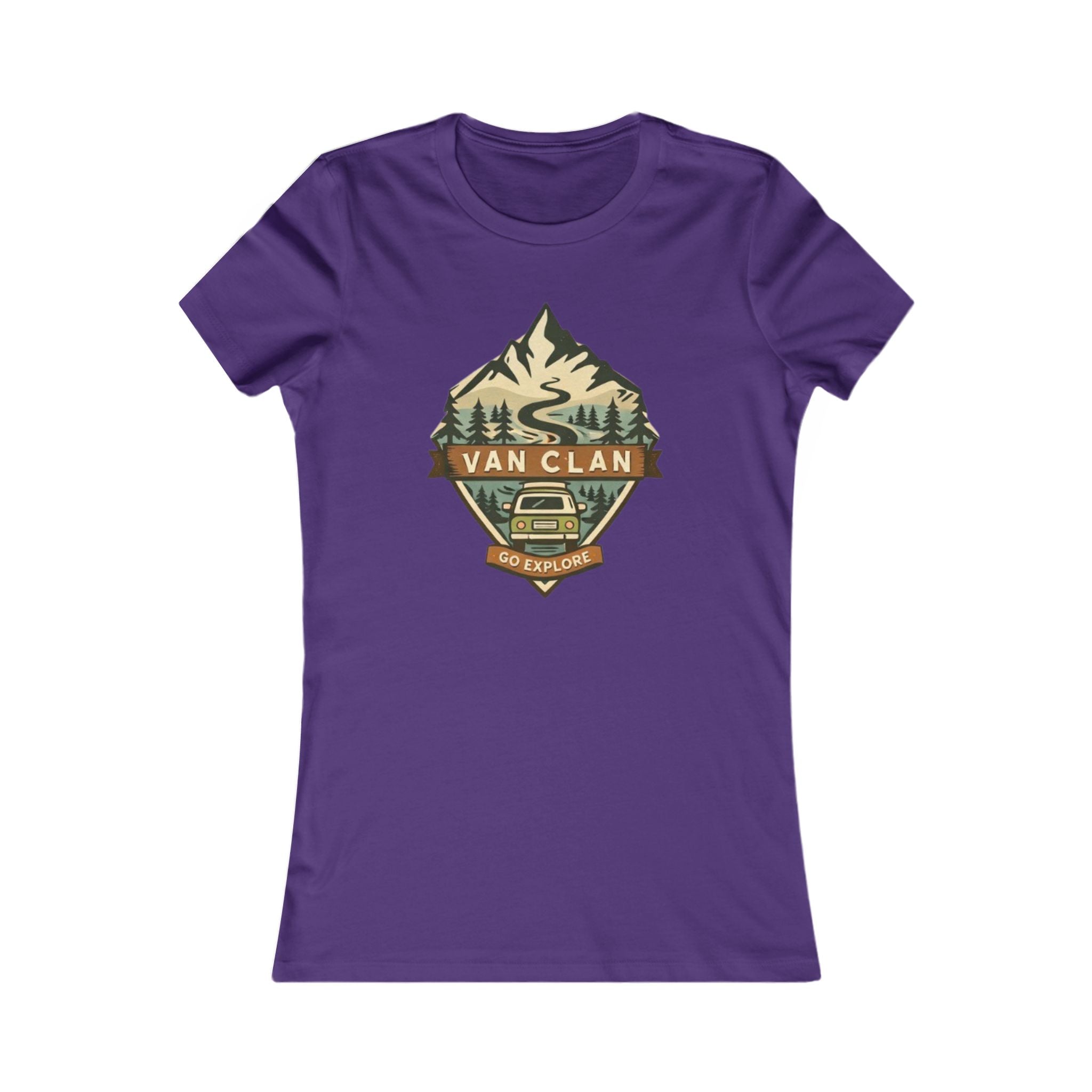Van Clan Adventure Tee | Womens Mountain Camper Graphic Shirt