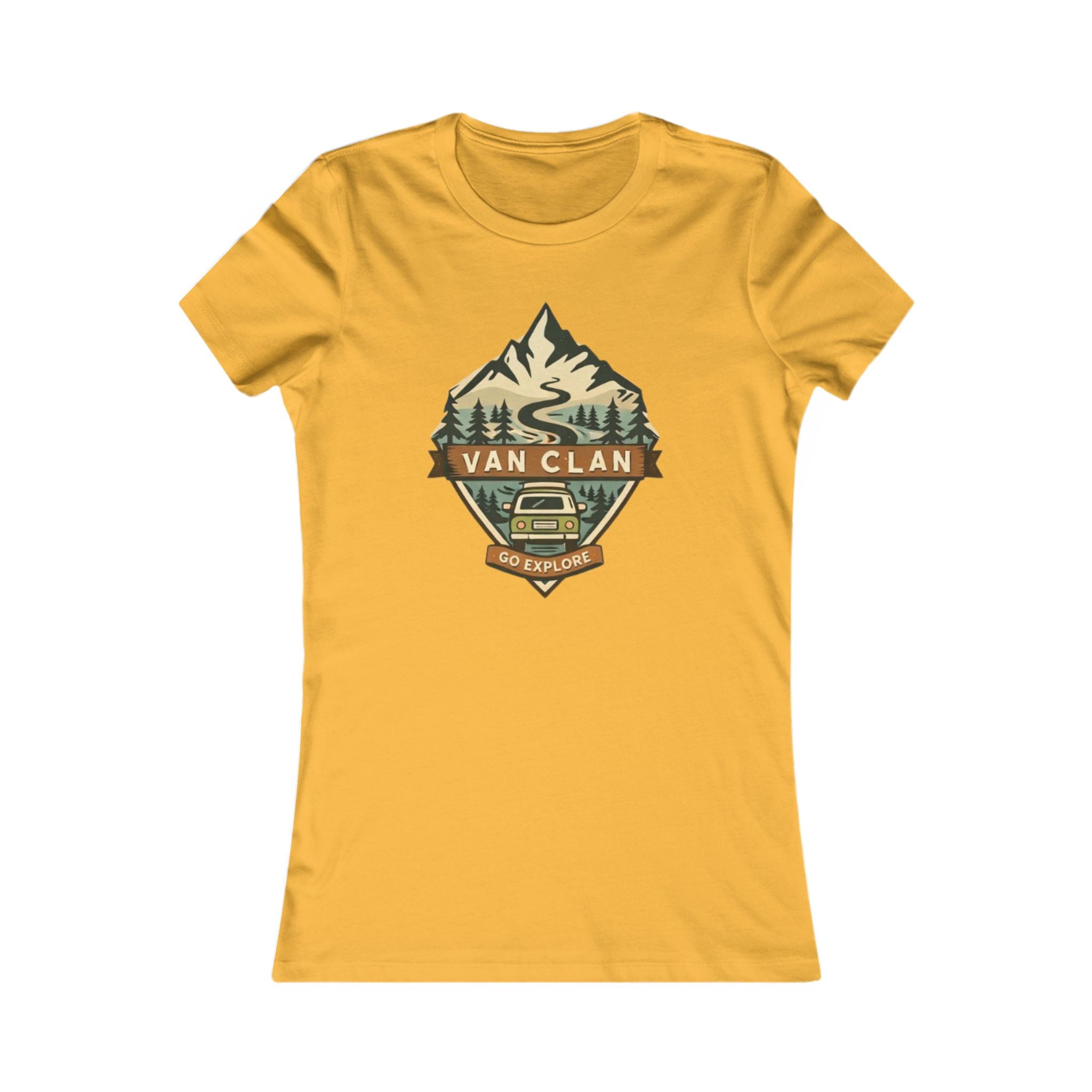 Van Clan Adventure Tee | Womens Mountain Camper Graphic Shirt