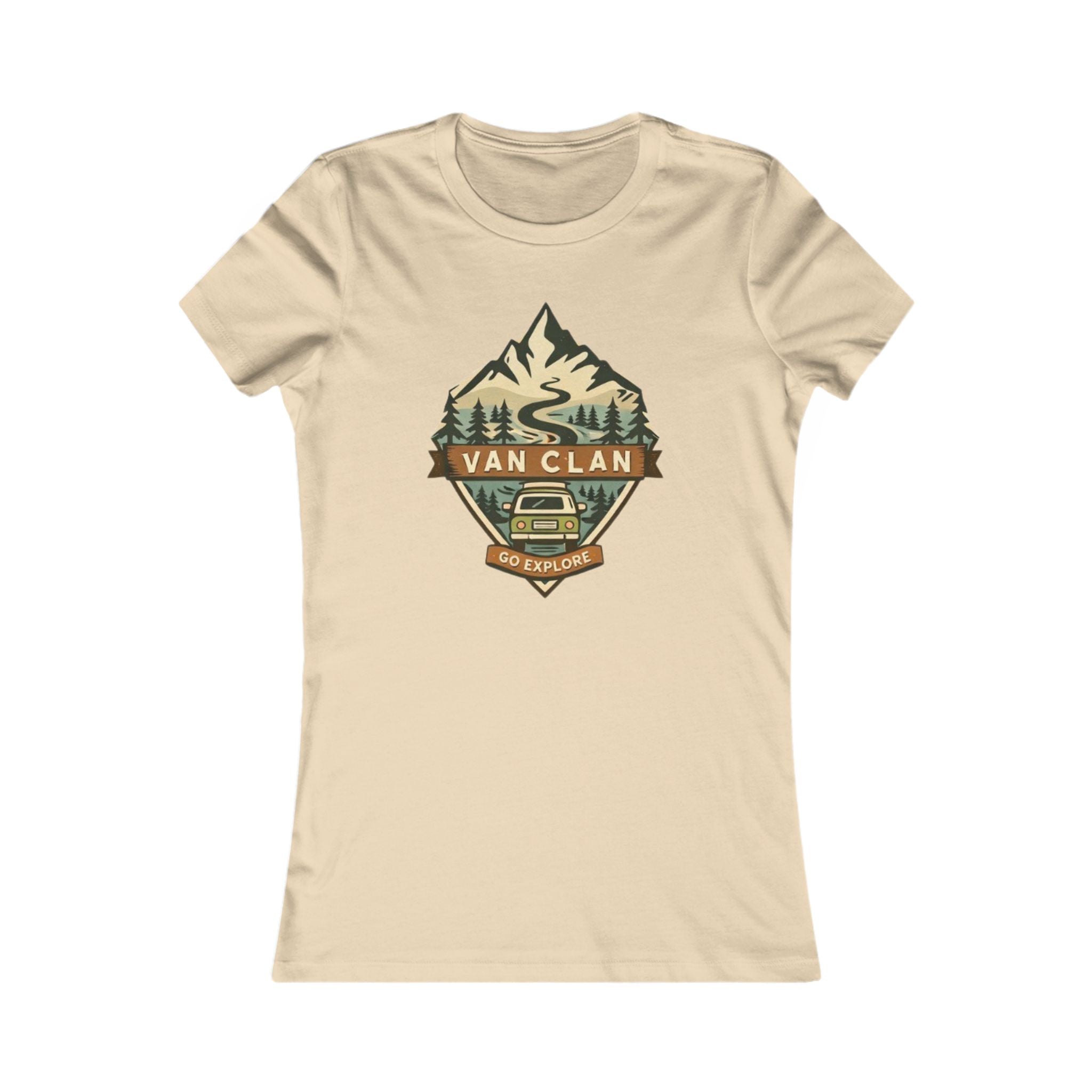 Van Clan Adventure Tee | Womens Mountain Camper Graphic Shirt