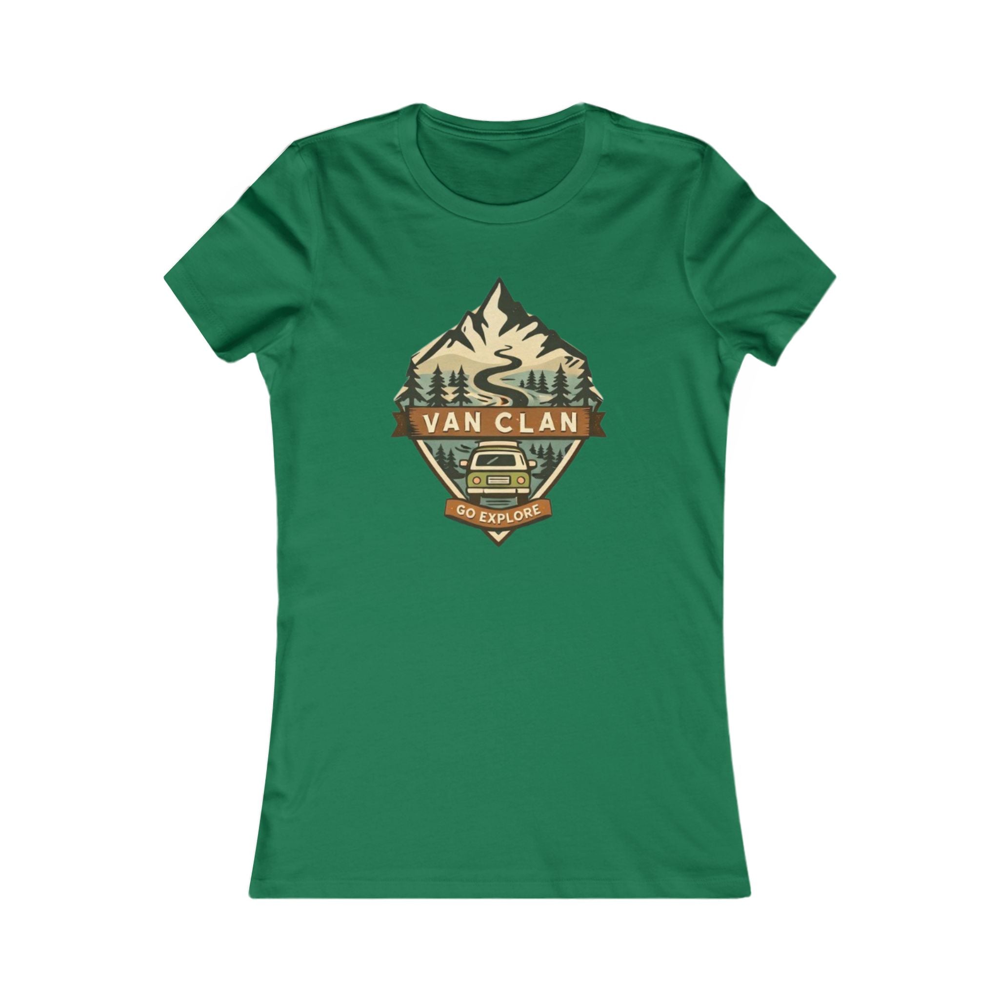 Van Clan Adventure Tee | Womens Mountain Camper Graphic Shirt