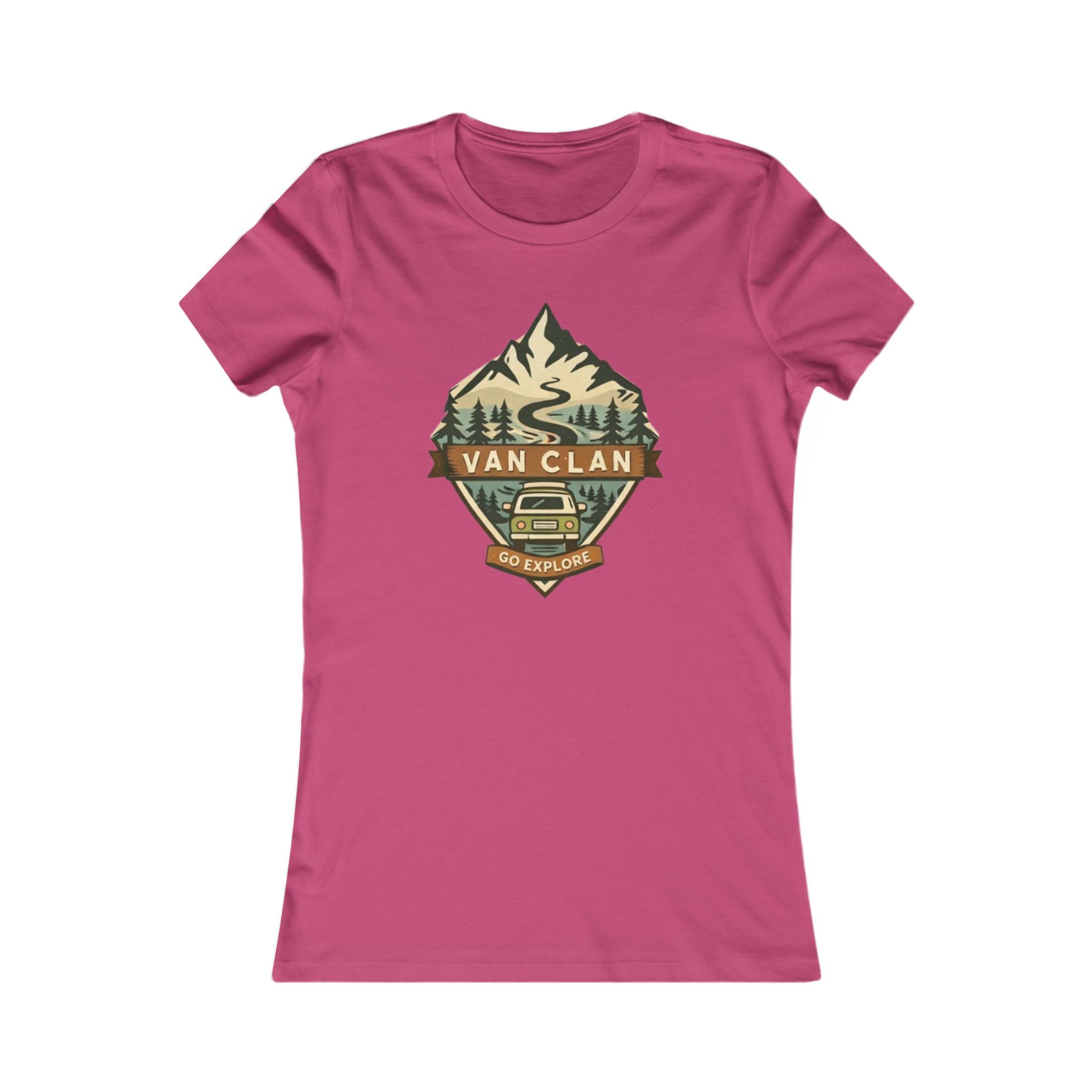Van Clan Adventure Tee | Womens Mountain Camper Graphic Shirt