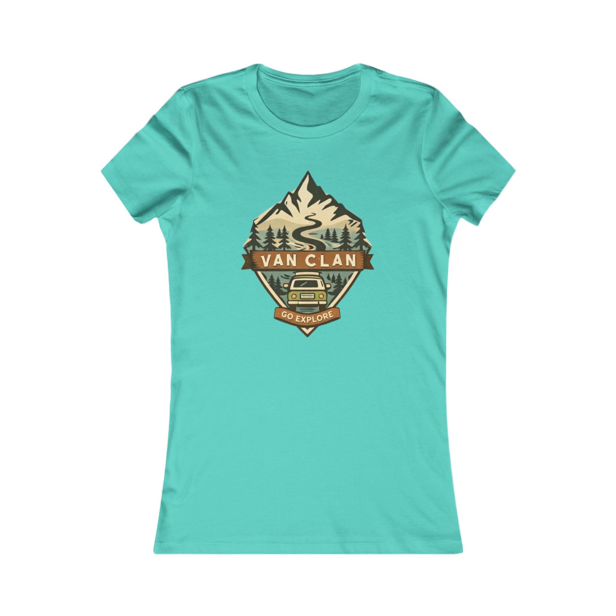Van Clan Adventure Tee | Womens Mountain Camper Graphic Shirt