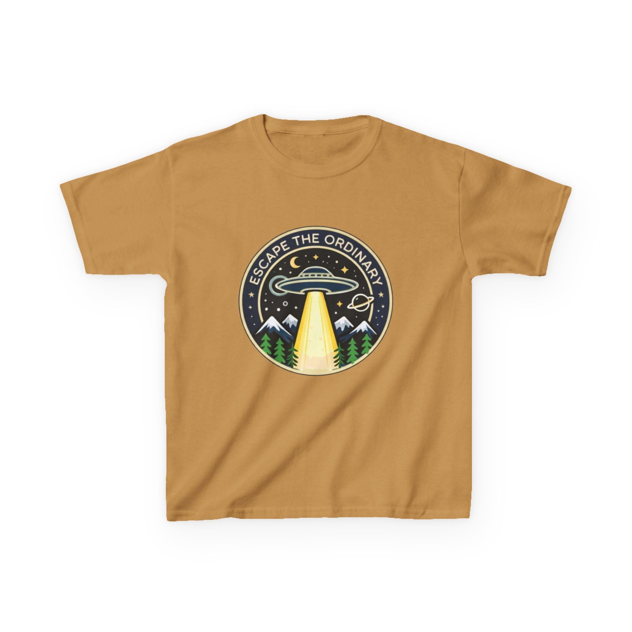 Kids T-Shirt | Escape the Ordinary UFO Adventure Graphic