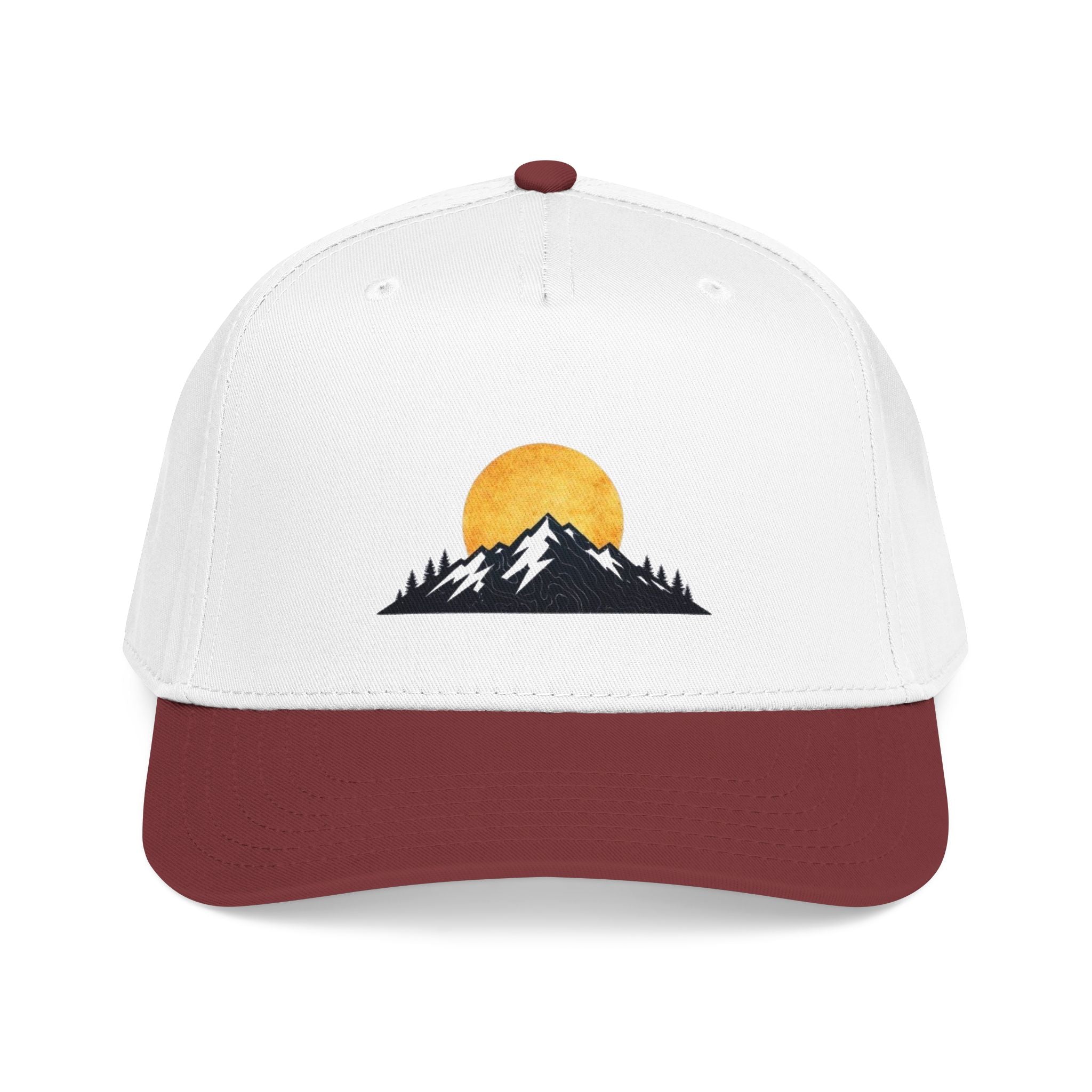 Mountain Landscape Baseball Cap | Rustic Outdoor Hiking Ball Cap