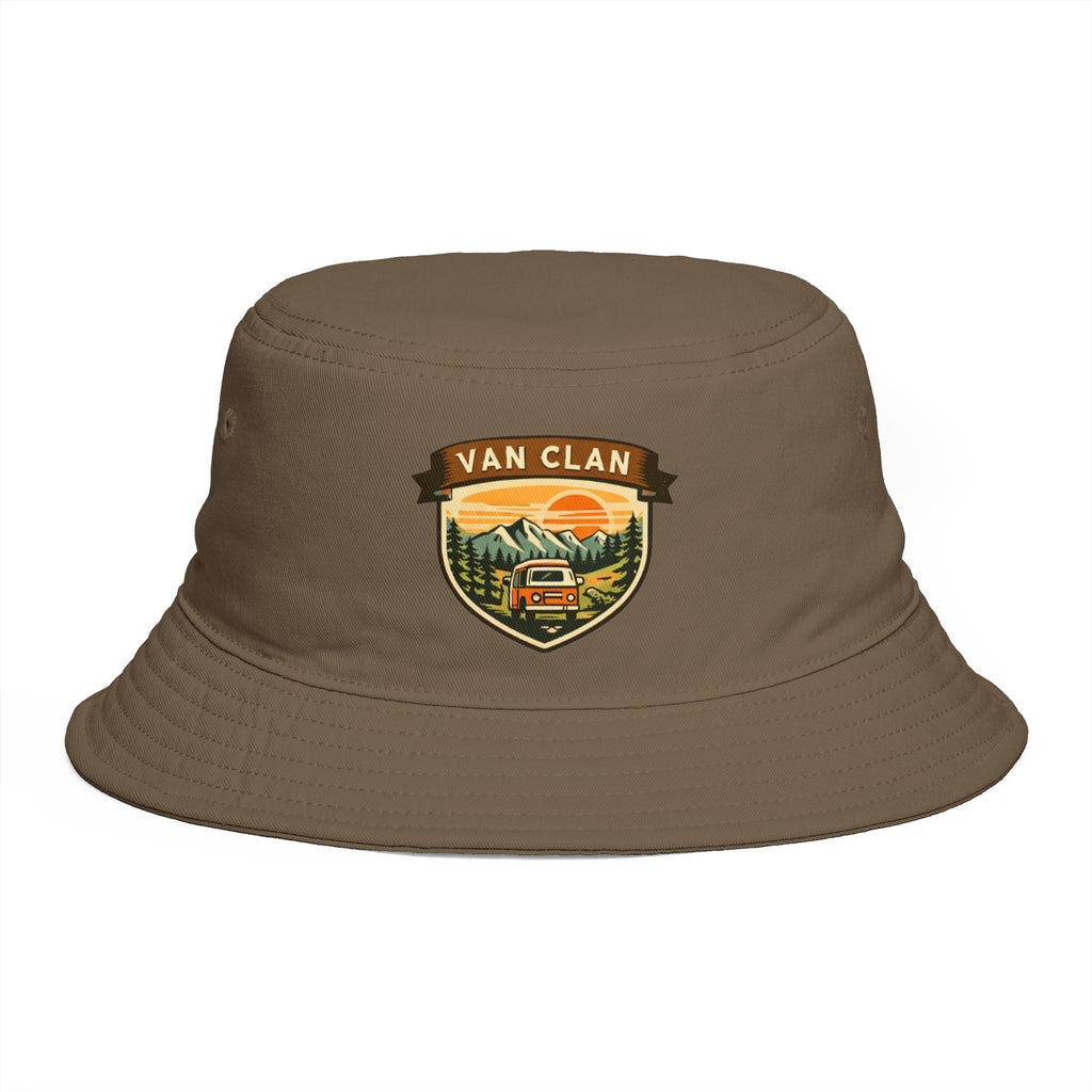 Van Clan Adventure Bucket Hat | Outdoor Camper Patch Hat