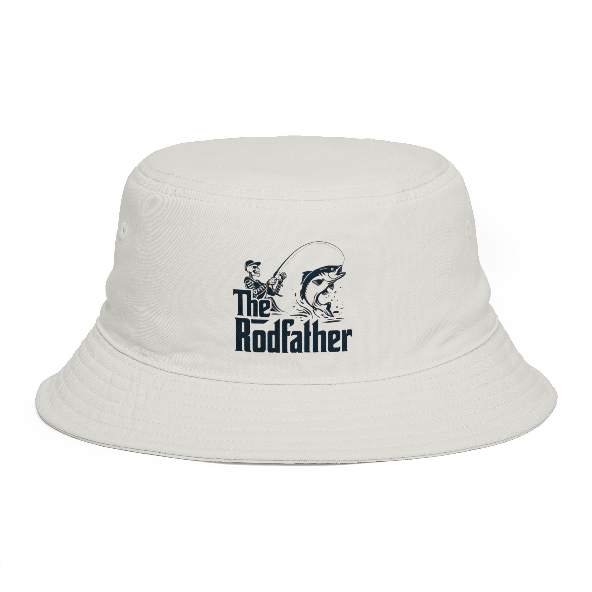 Bucket Hat | The Rodfather Vintage Fishing Logo Bucket Hat