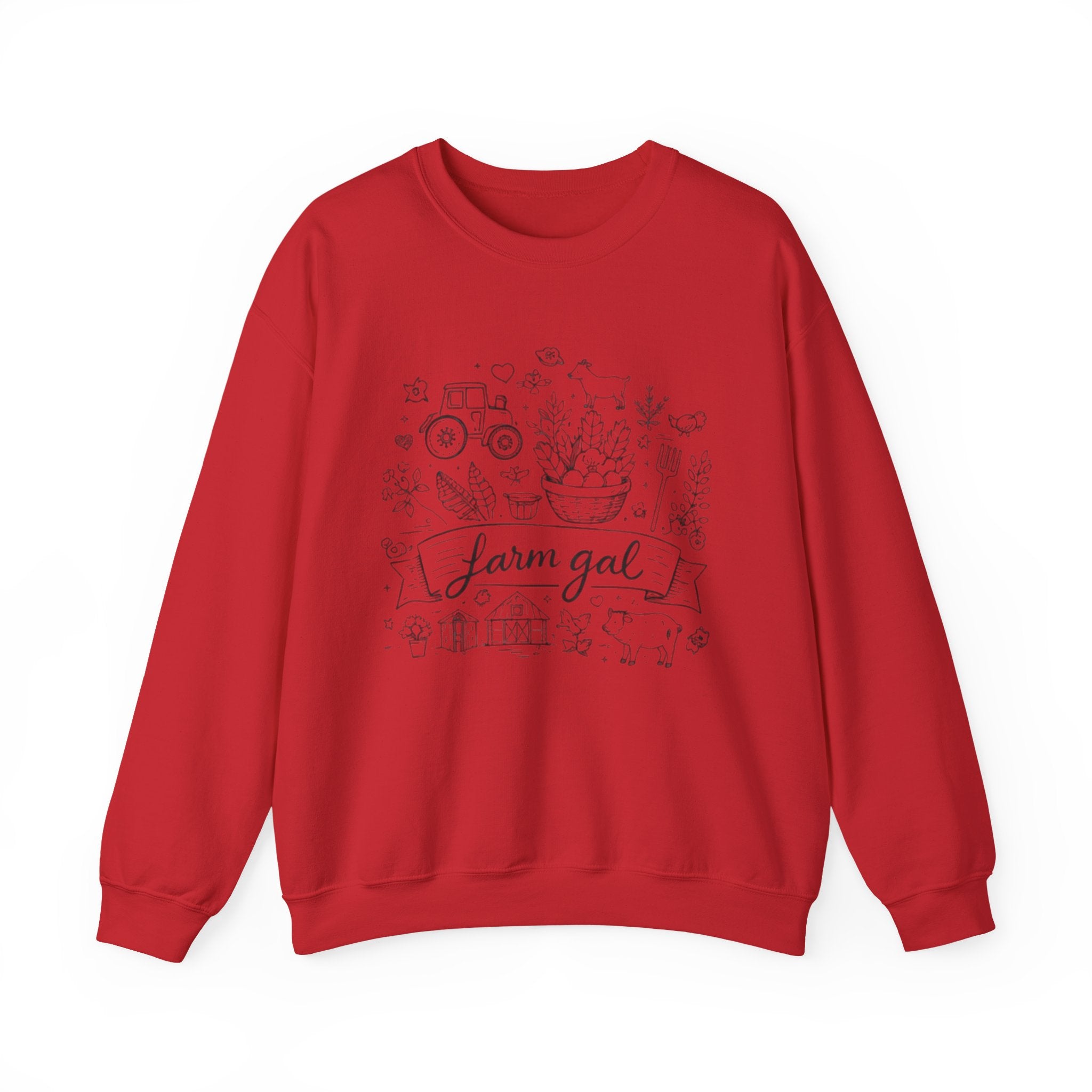 Farm Gal Crewneck Sweatshirt | Cute Farm Life Graphic Pullover