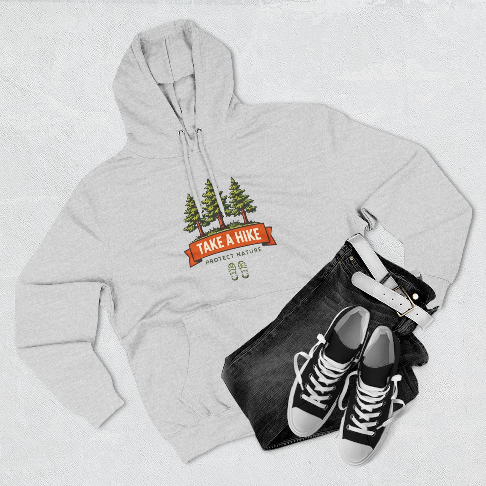 Hoodie | Take a Hike Graphic Hooded Sweatshirt Protect Nature