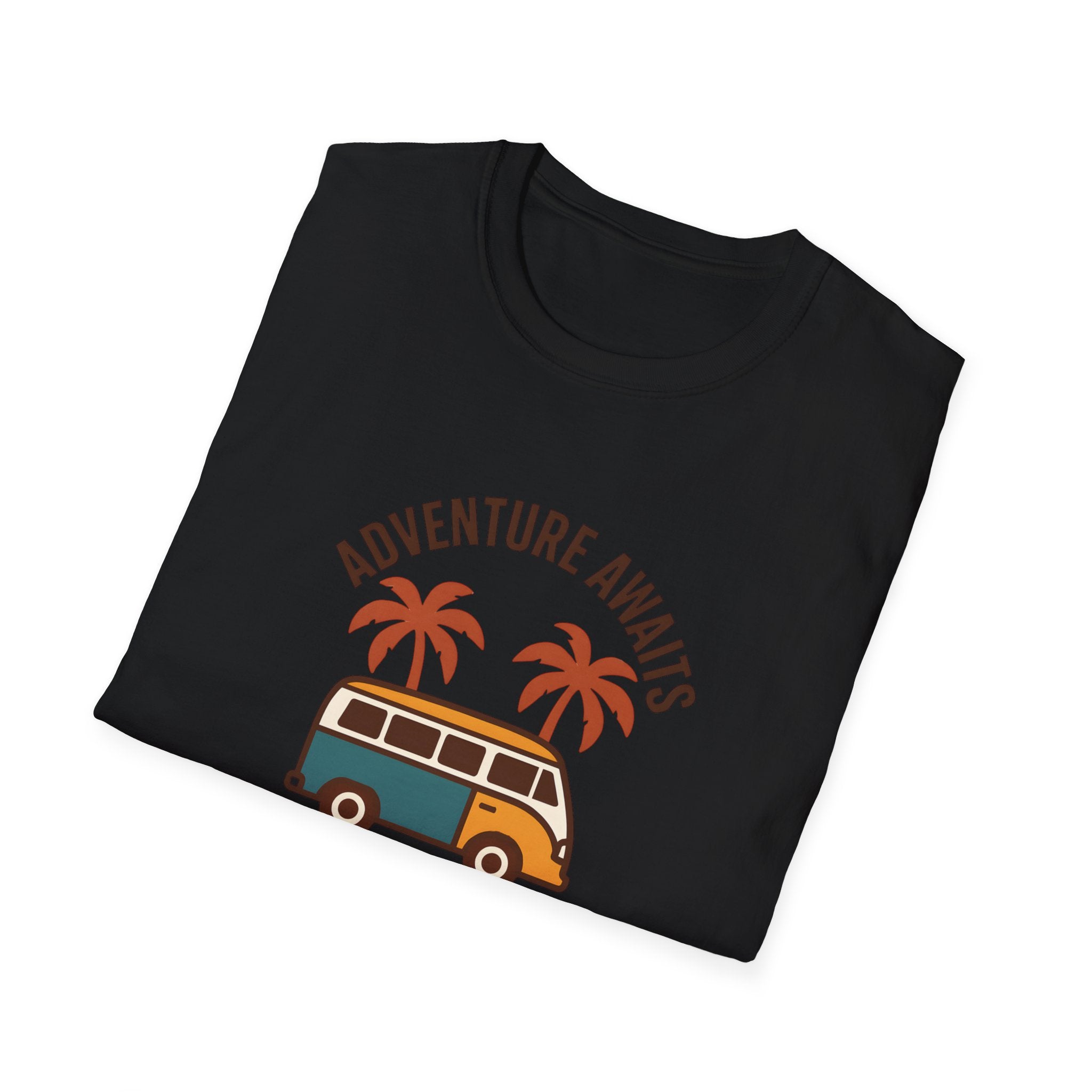 Adventure Awaits Van T-Shirt | Travel Camper Graphic Tee