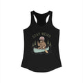 Bigfoot Canoeing Racerback Tank | Womens Sasquatch Paddle Tank Top