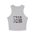 Camping Gear Graphic Tank Top | Womens Outdoor Adventure Racer