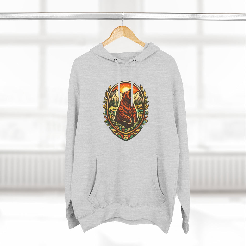 Vintage Roaring Bear Fleece Hoodie