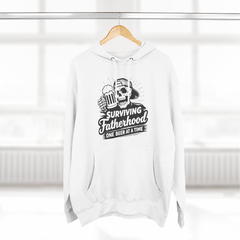 Surviving Fatherhood One Beer at a Time Hoodie |  Dad Sweatshirt
