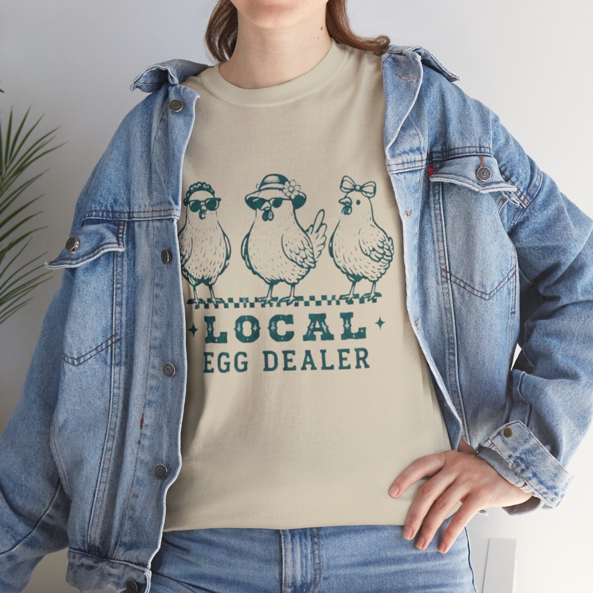 Local Egg Dealer T-Shirt | Cute Chick Farm Tee